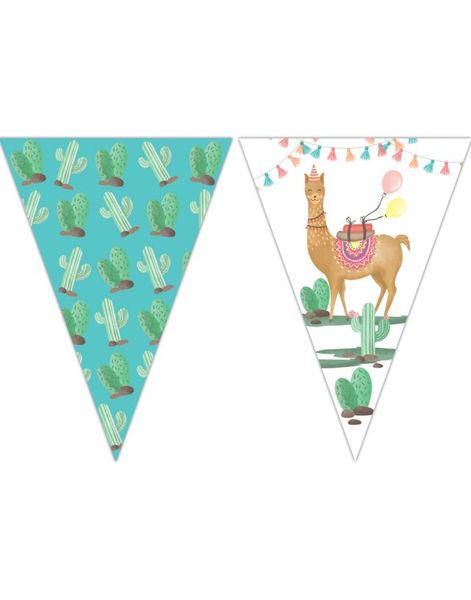 Banner med Vimpler 2,3 meter - Lama