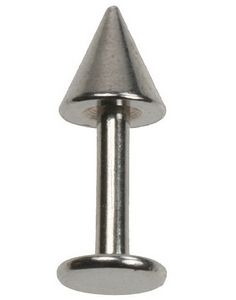 Big Spike Labret Piercing - 1.2 x 8 mm