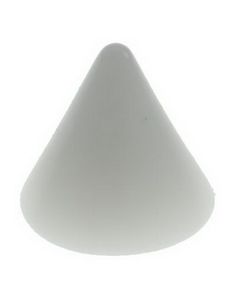 White Spike - 3 mm Akrylkule til 1,2 mm stang