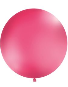 ROSA Pastellfarget Rund JUMBO Ballong 1 meter