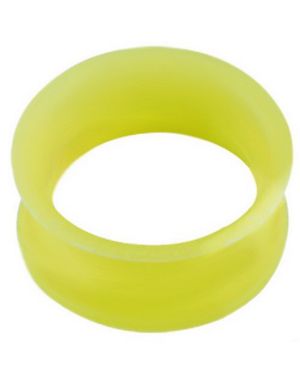 Glow In The Dark - Gul Piercing Tunnel som Lyser i Mørket