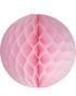 Lys Rosa Honeycomb Ball VELG STØRRELSE 10-40 cm