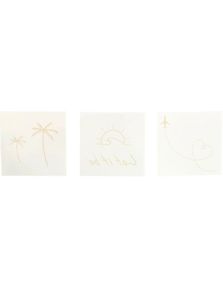  3 stk Fake Tattoo - Summer Vibe