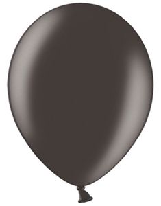 10 stk 27 cm - Metallisk Svart Ballonger