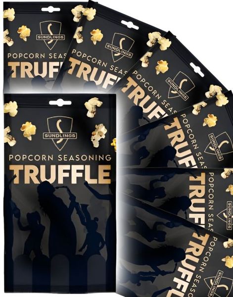 16 stk Sundlings Premium Popcorn Krydder - Trøffel - Hel Eske 416 gram