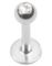 Shiny Stone - Labret Piercing med Klar Sten