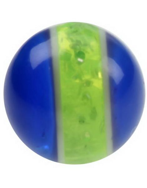 Blue and Green - 5 mm Akrylkule til 1,6 mm stang 
