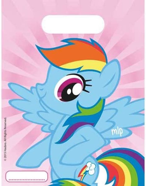 6 stk Godteposer - My Little Pony
