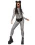Holografisk Disco Catsuit Damekostyme