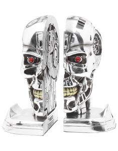 Terminator 2 Hodeskalle Bokstøtter 18 cm