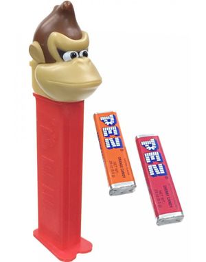Super Mario Donkey Kong Pez-Holder med 2 stk Pez Pakker