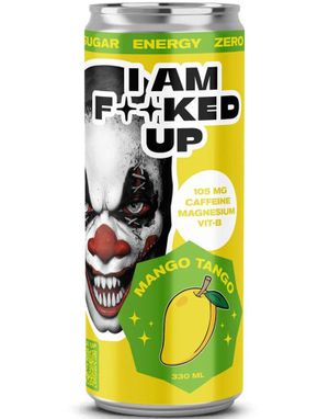 Fucked Up Mango Tango - Sukkerfri Energidrikk med Mangosmak 330 ml