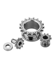 Victorian Flower Tunnel Piercing - Steel