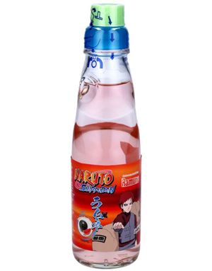 Ramune Watermelon - Naruto Shippuden - Brus med Vannmelonsmak 200 ml (Japan Import)