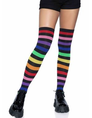 Svarte Rainbow Knesokker