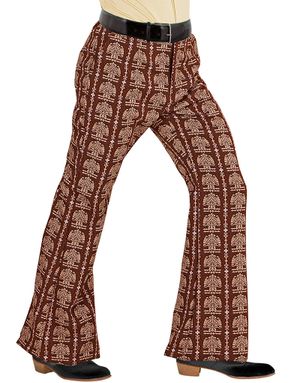 70 Talls Retro Damask Kostymebukse til Herre