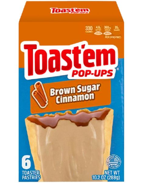 6 pk Toast'em Pop-Ups Brown Suger Cinnamon 288 gram (USA Import)