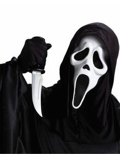 Lisensiert Skrik Maske med Kniv