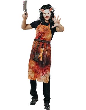 Blodig Slaktergris Kostyme - Onesize