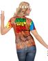 Fotorealistisk Hippie T-skjorte til Dame