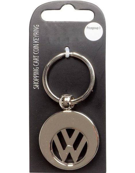 Sølvfarget Volkswagen Nøkkelring