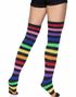 Svarte Rainbow Knesokker