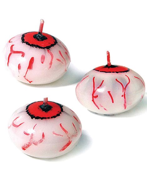 25 stk Flytende Stearinlys - Creepy Eyes