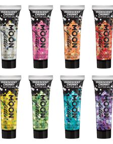 VELG BLANT 8 FARGER - Iriserende Chunky Glittergele