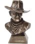 John Wayne - Bronsefarget Byste 18 cm