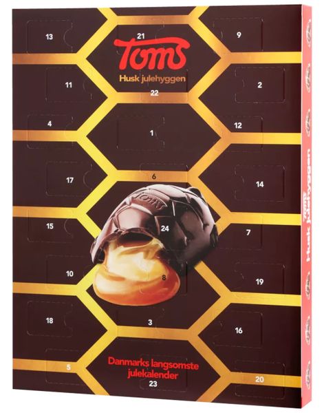 Toms Skildpadde Sjokoladekalender 304 gram