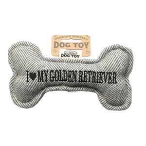 I <3 My Golden Retriver - Leketøy for Hund med Lyd - 20 cm
