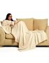 Snug Rug Deluxe Fleece Pledd i Kremhvit 152x214 cm