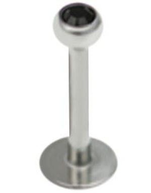 Shiny Stone - 1.2 x 8 mm - Svart Labret