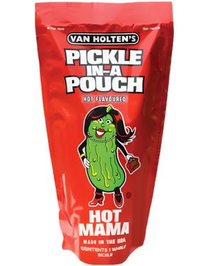 DATOVARE - Van Holten's Hot Mama Jumbo Pickle/Sylteagurk (USA Import)
