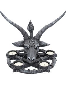 Baphomet Pentagram Telysholder 27 cm