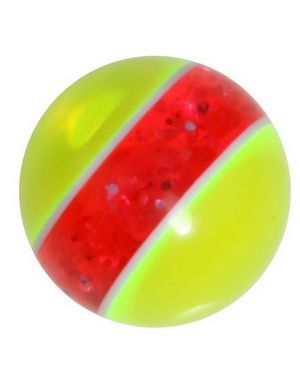 Gul og Rosa 6 mm Akrylkule til 1,6 mm stang