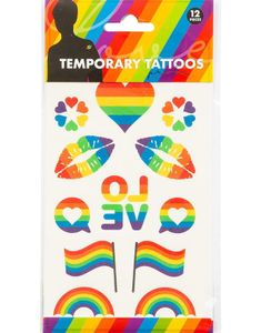 Midlertidige Tatoveringer med Pride Motiver