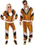 80-talls Grilldress med Tigermotiv til Voksen