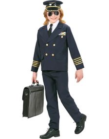 Flykaptein Barnekostyme
