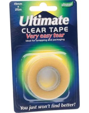 Ultimate Clear Tape Easy Tear - Ekstra God Festeevne