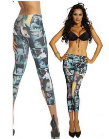 Glamour - Flerfarget Tights