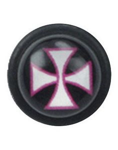 Kors - Svart Fake Piercing