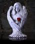 Angel's Blessing - Hvit Englebyste 30 cm