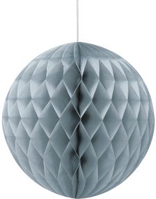 Sølvfarget Honeycomb Ball 20 cm