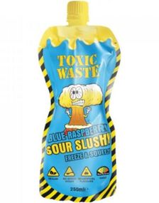 Toxic Waste Freeze & Squeeze Sour Blue Raspberry - Saft-Is 250 ml