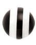 Striped Ball - Svart og Hvit Akrylkule