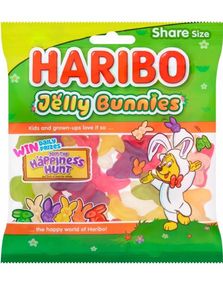 Haribo Jelly Bunnies - Vingummikaniner med Fruktsmaker 140 gram