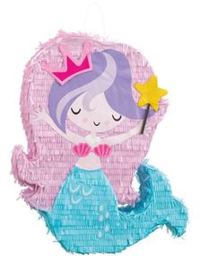 Magisk Prinsesse Havfrue Pinata 52x42 cm
