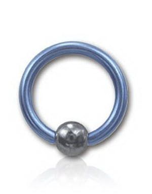 Blå Titan BCR med Hematite Ball