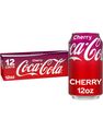 12 stk Coca Cola Cherry 330 ml - Helt Brett (USA Import)